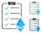 Ethereum smart contract Mosaic Icon of Rough Elements