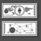 Etherium banknote template