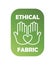 Ethical fabric logo