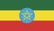 Ethiopia flag.