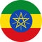 Ethiopia Flag illustration vector eps