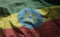 Ethiopia Flag Rumpled Close Up