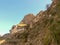 Ethiopia mountain cliff low angle