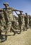 Ethiopian Army Soldiers Marching