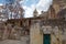 Ethiopian Coptic`s huts on the roof of The Church of the Holy Sepulchre in Jerusalem