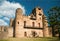 Ethiopian kings castle in gonder gondar ethiopia