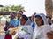 Ethiopian pilgrims singing