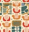 Ethnic abstract pattern. Floral national background. Abstract native texture