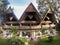 Ethnic Bataknese House named & x22;Jabu Bolon& x22; at the side of Toba Lake, Sumatera Utara, Indonesia