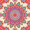 Ethnic boho hippie seamless pattern