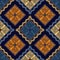 Ethnic boho seamless pattern. Patchwork texture. Weaving. Traditional ornament. Tribal pattern. Folk motif.