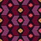 Ethnic boho seamless pattern. Tribal art print, repeatable background. Retro motif.