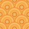 Ethnic circle shapes seamless geometric pattern.