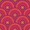 Ethnic circle shapes seamless geometric pattern.