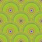 Ethnic circle shapes seamless geometric pattern.