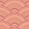 Ethnic circle shapes seamless geometric pattern.