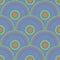 Ethnic circle shapes seamless geometric pattern.