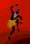 Ethnic dance african man