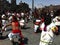 Ethnic dancing celebration at Zocalo Square in Mexico City