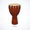 Ethnic drum. Vector illustration