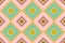 Ethnic fabric pattern, flower pattern, composed into a seamless diamond shape, for curtain design, print, retro tile pattern,