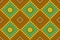 Ethnic fabric pattern, flower pattern, composed into a seamless diamond shape, for curtain design,retro tile pattern, carpet,