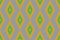 Ethnic fabric pattern vertical diamond shape green brown gold seamless, for curtain design, decorative print, retro tile pattern,