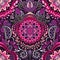 Ethnic floral seamless pattern