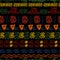 Ethnic folk indian african zigzag Horizontal stripes symbol multicolor seamless repeat pattern colorful