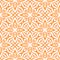 Ethnic hand painted pattern. Orange