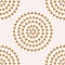 Ethnic mandala seamless pattern with circles, dots, triangles.