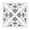 Ethnic monochrome pattern. Vector illustration. For paper, textile design.