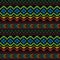 Ethnic Multicolor seamless knitted pattern