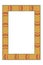 Ethnic ornamental frame. African textile pattern. Tribal border