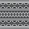 Ethnic pattern design of seamless Navajo tribe. Native American geometric vector with triangle and rectangle.
