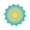 Ethnic Psychodelic Fractal Mandala Vector Meditation looks like