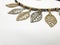 Ethnic Retro Vintage Classic Woman Necklace from Stainless Steel Aluminium Gold and Silver Color in White  Background 12