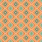 Ethnic rhombus pattern in retro colors, aztec style seamless