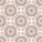 Ethnic seamless pattern with circle ornament. Fabric or textile texture. Vector repeating design?