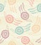 Ethnic seamless pattern with dreamcatcher