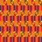 Ethnic seamless pattern. Kente cloth. Tribal print