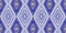 Ethnic Seamless Tapestry. Indigo Rhombuses Ornament. Blue Hippie Print Boho.