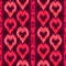 Ethnic striped pink seamless pattern