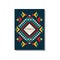 Ethnic style card template abstract design, ethno tribal geometric ornament, trendy pattern element for business