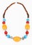 Ethnic Tibetan necklace with amber