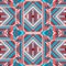 Ethnic tribal colorful seamless pattern aztec style