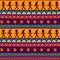 Ethnic tribal seamless pattern. Colorful aztec background