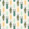 Ethnic tribal seamless pattern with insects. Vector hipster print. Fashion fabric design