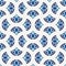 Ethnic, tribal wallpaper. Repeated segmented circles seamless pattern. Openwork ornament. Delicate ornamental background
