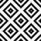 Ethnic tribal zig zag and rhombus seamless pattern. Vector illustration for beauty fashion design. Black white colors